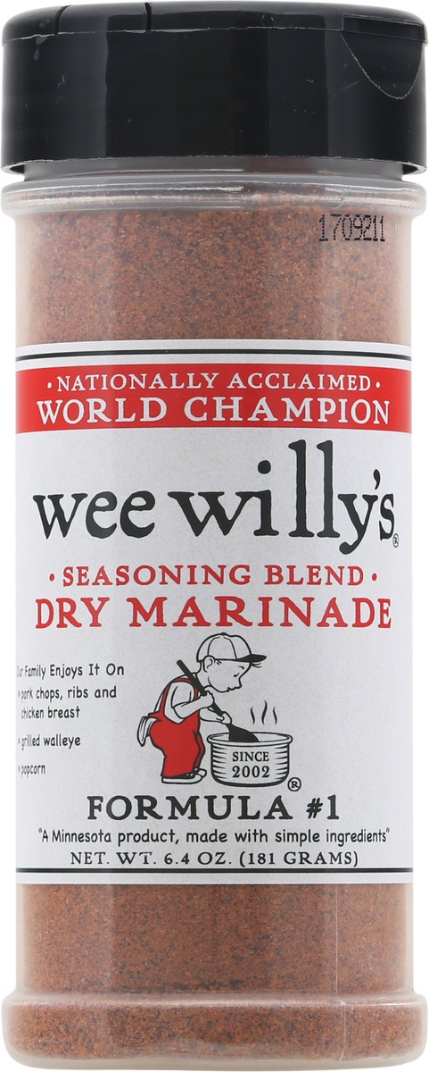 slide 2 of 12, Wee Willy's Formula No 1 Dry Marinade, 6.4 oz