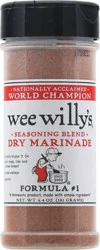 Wee Willy's Formula No 1 Dry Marinade - 6.4 oz