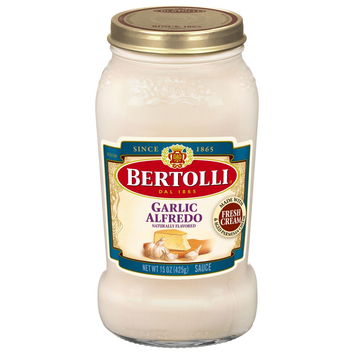 slide 1 of 13, Bertolli Garlic Alfredo with Aged Parmesan Cheese Sauce, 15 oz., 15 oz