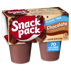 Hunt's Hunts Snack Pack Chocolate No Sugar