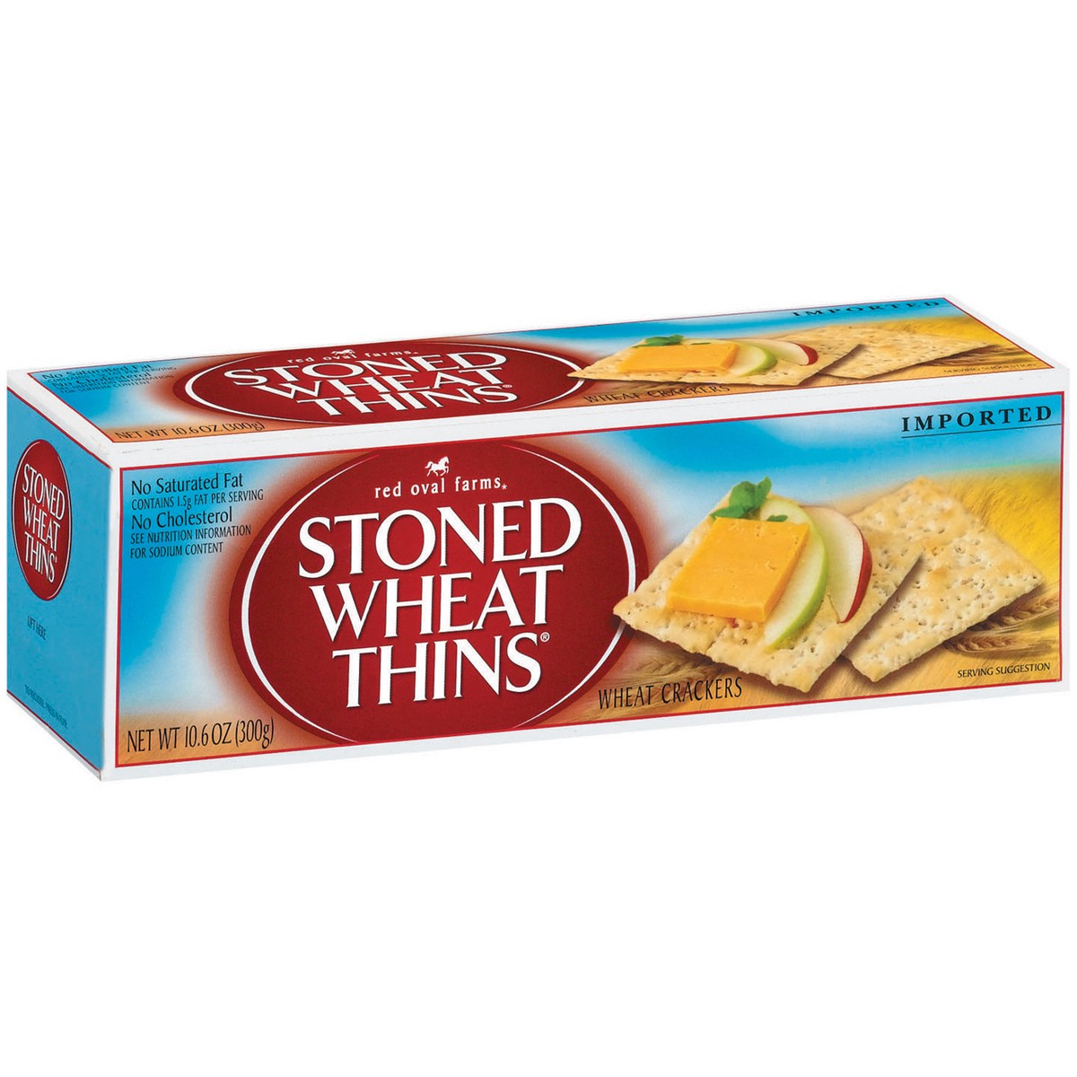 slide 2 of 4, Red Oval Farms Stoned Wheat Thins Crackers, 10.6 oz, 0.66 lb