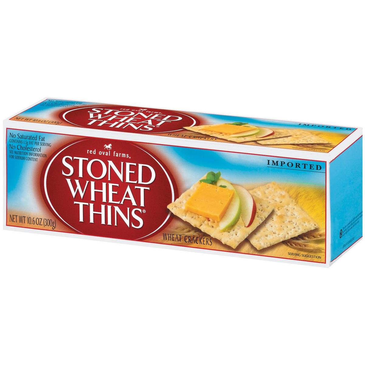 slide 3 of 4, Red Oval Farms Stoned Wheat Thins Crackers, 10.6 oz, 0.66 lb