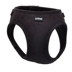 Li'l Pals Microfiber Harness, Black, Small - 3/8" x 10"-12"