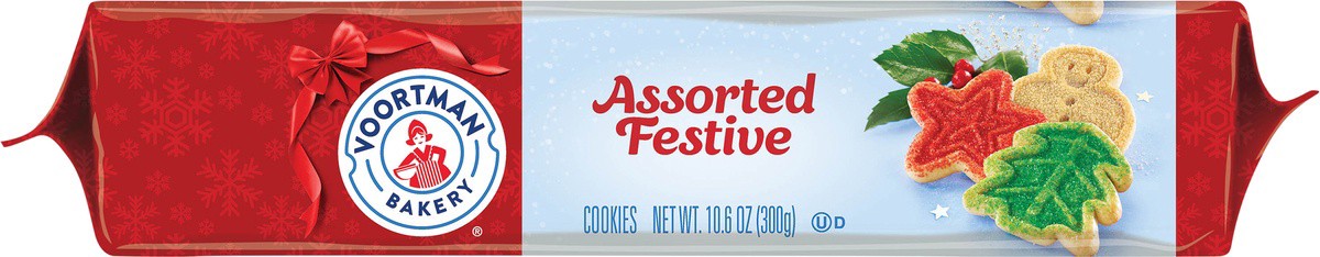 slide 3 of 9, Voortman Bakery Holiday Assorted Festive 10.6 oz, 10.6 oz