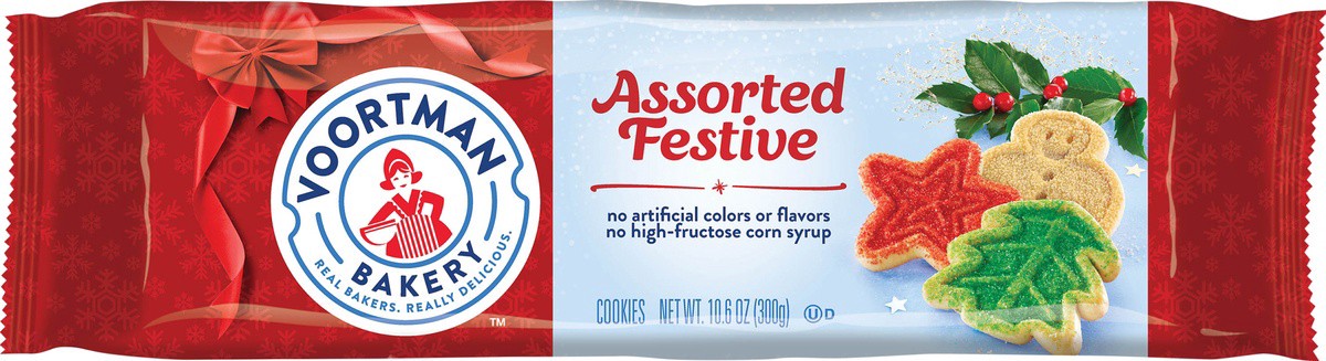 slide 7 of 9, Voortman Bakery Holiday Assorted Festive 10.6 oz, 10.6 oz