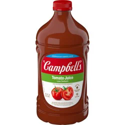 Campbell's Low Sodium 100% Tomato Juice, 64 fl oz Bottle