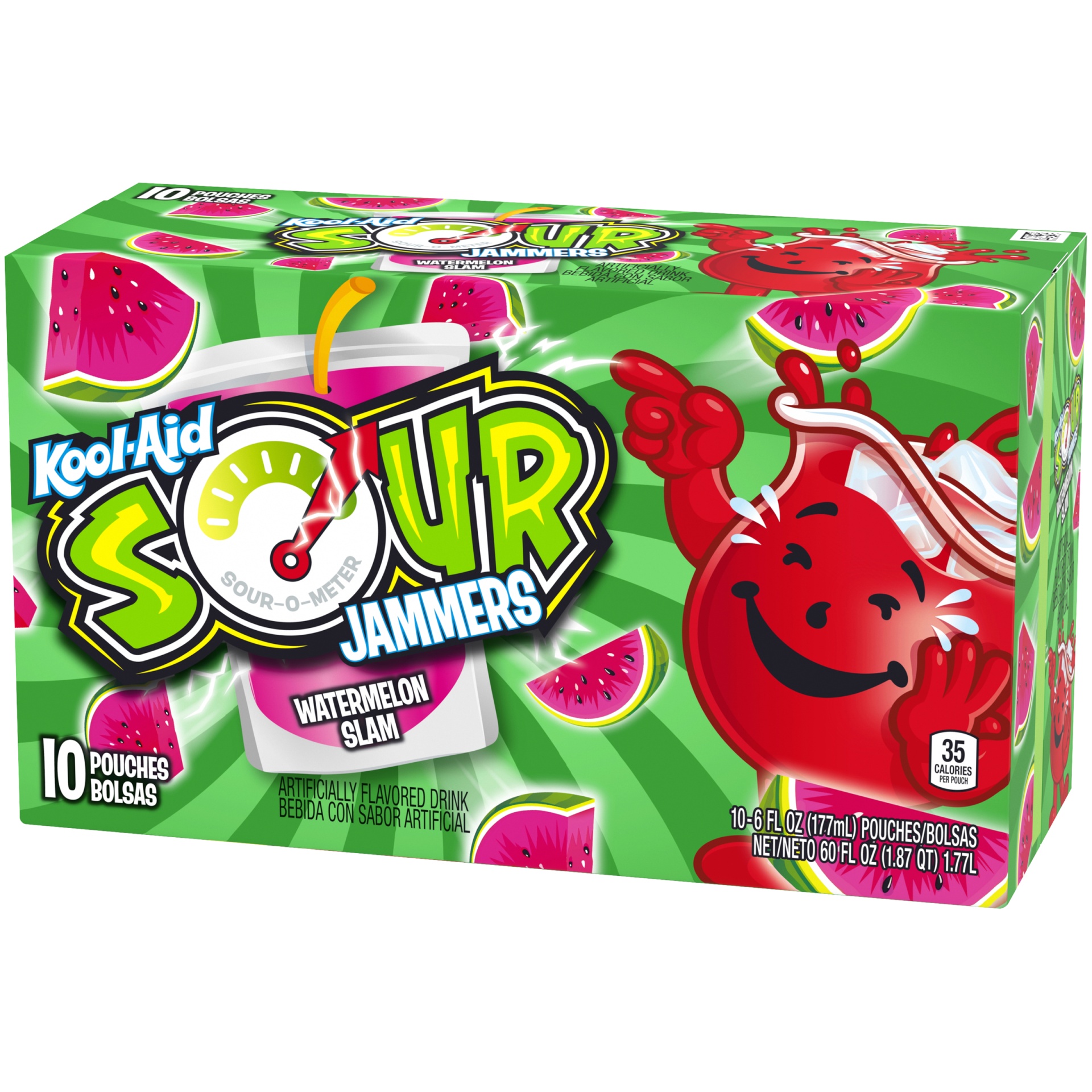 KoolAid Sour Jammers Watermelon Slam Artificially Flavored Soft Drink 60 fl oz Shipt