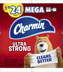 Charmin Ultra Strong Bath Tissue Mega 6Ct