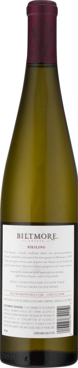 slide 2 of 9, Biltmore Riesling White Wine - 750ml Bottle, 