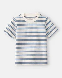 Carter's Toddler Boy Striped Short-Sleeve Tee - Cream/Navy 4T