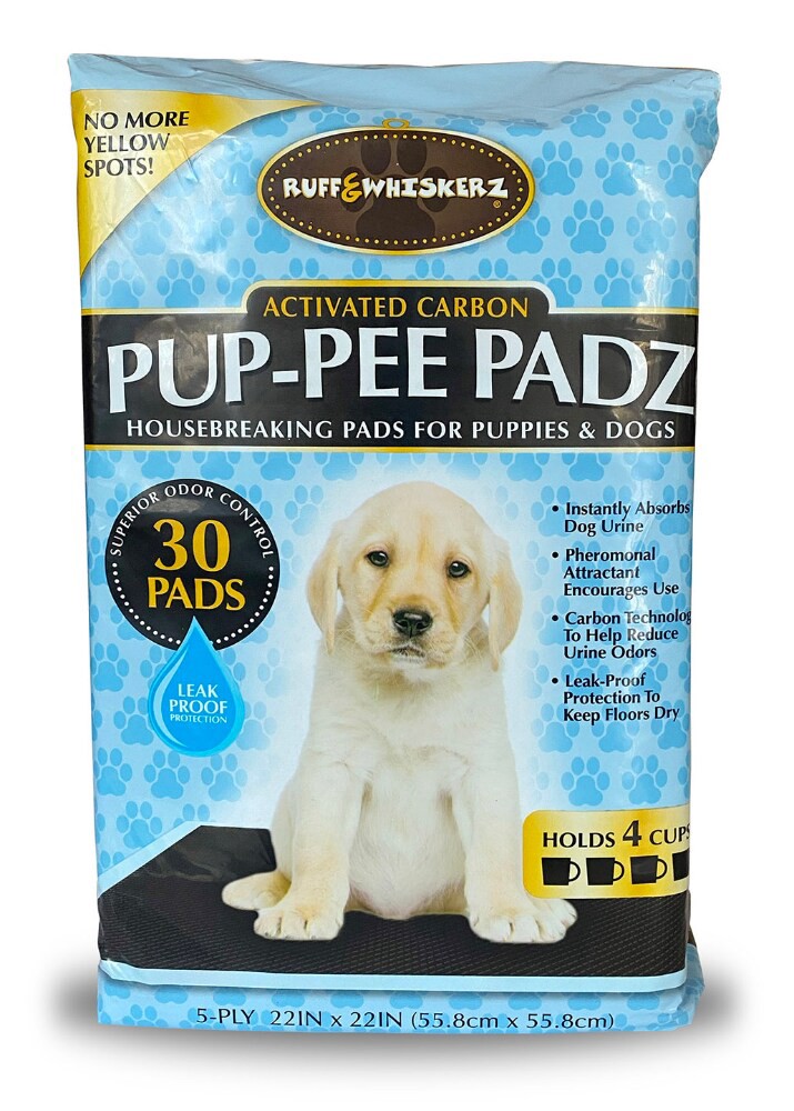 slide 1 of 1, R&W Charcoal Pup-Pee Padz, 30 ct