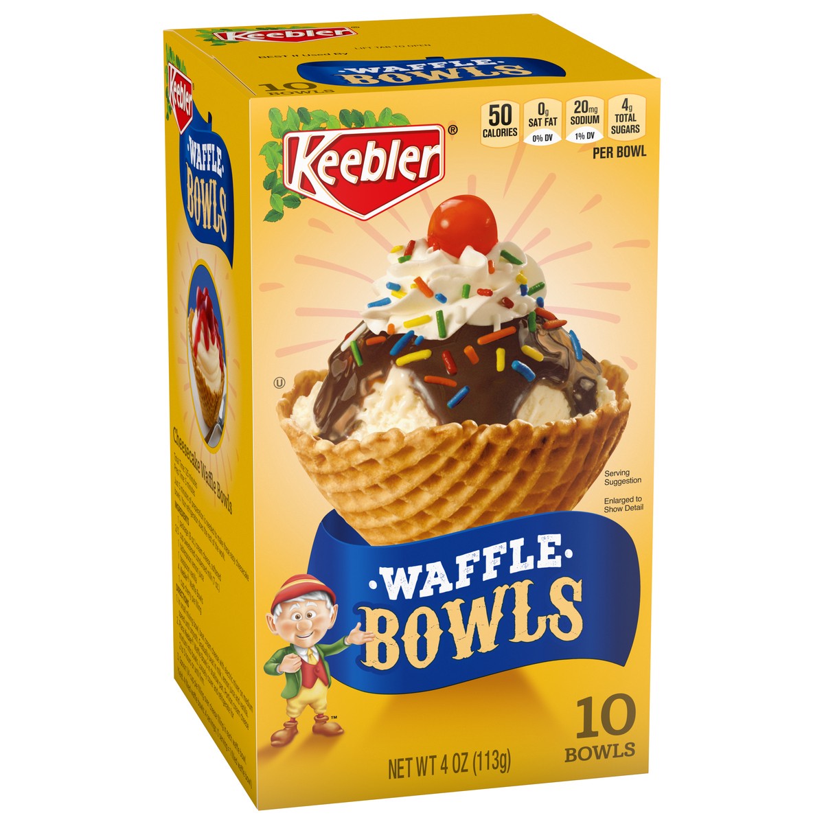 slide 2 of 9, Keebler - Cones (KCO) WFL BOWL PB CTN 07245 - EVDAY 6 CT 2022-18-3, 