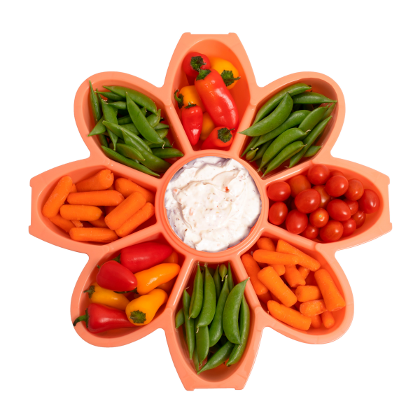 slide 5 of 13, Kolorae Daisy Serviette Tray, 1 ct