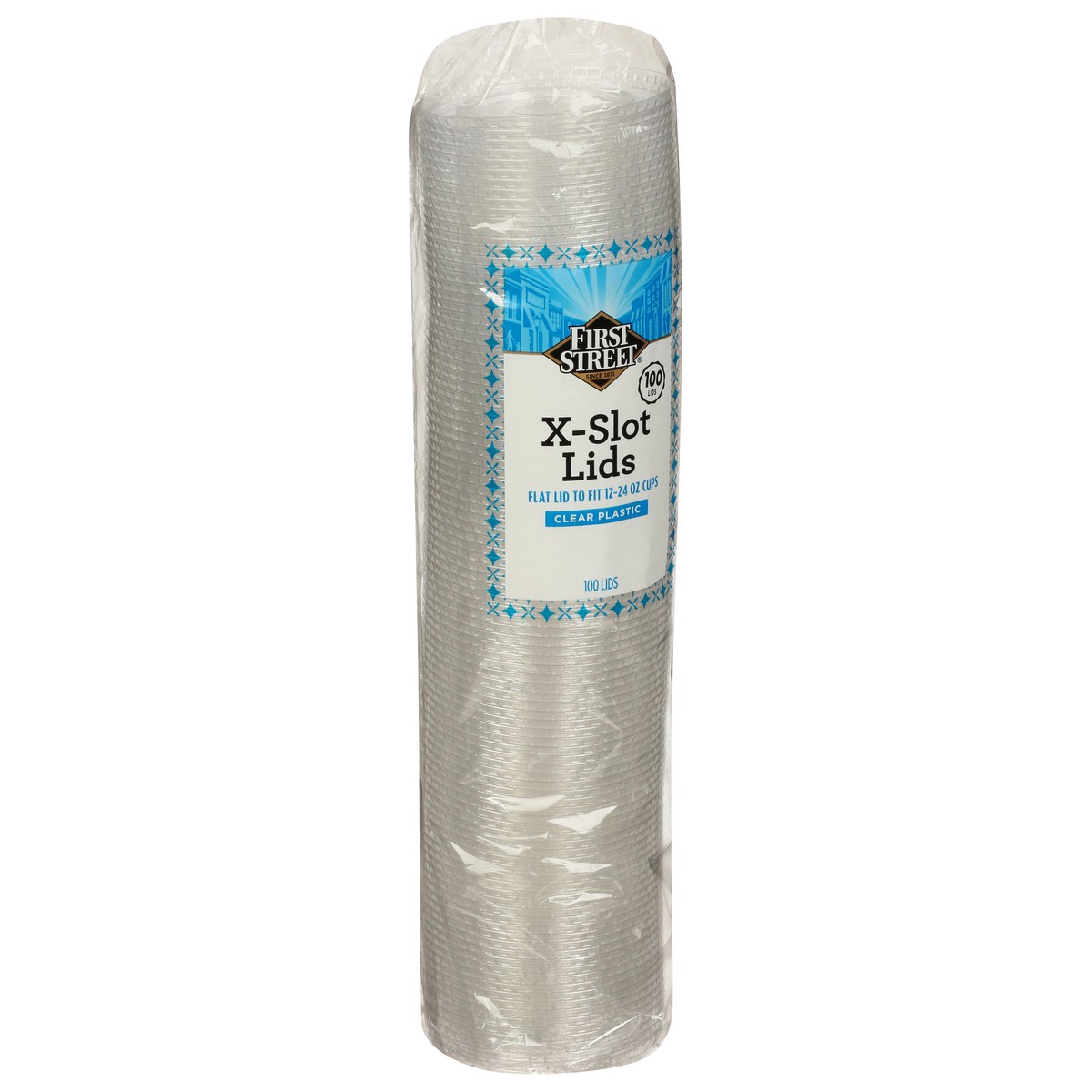 slide 2 of 11, First Street Flat Lid For 12 To Cups, 100 ct