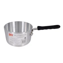 GFS Aluminum Sauce Pan with Cool Handle