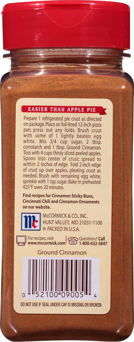 slide 8 of 8, McCormick Ground Cinnamon, 8.75 oz