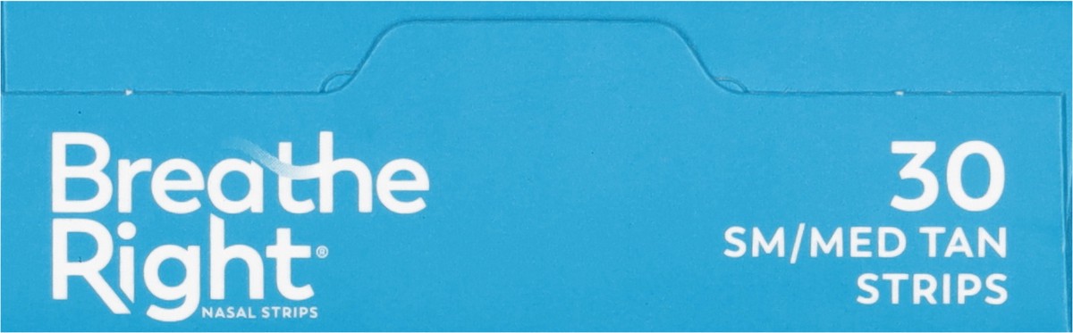 slide 5 of 9, Breathe Right Nasal Strips, Small/Medium, Tan, 30 ct