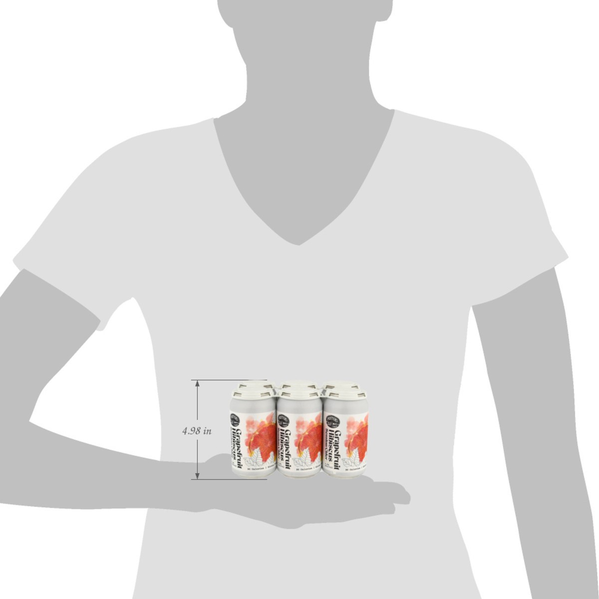 slide 2 of 13, Potter's Grapefruit Hibiscus Cider 6 - 12 oz Cans, 6 ct; 12 oz