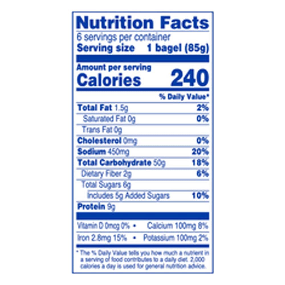 slide 4 of 4, Kroger® Plain Bagels, 6 ct; 18 oz