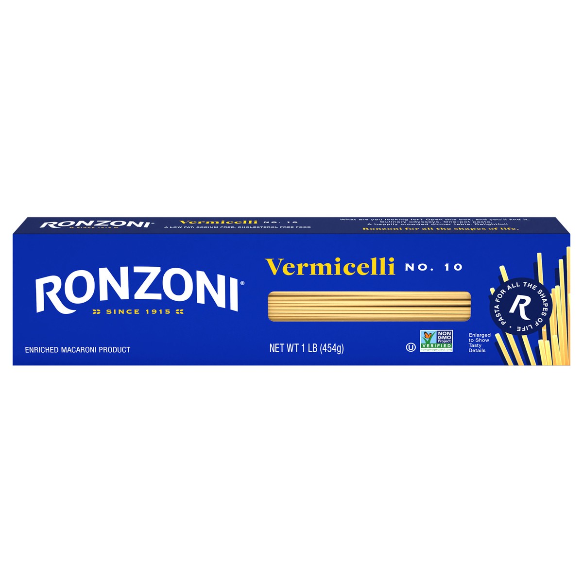 slide 1 of 9, Ronzoni Vermicelli, 1 lb
