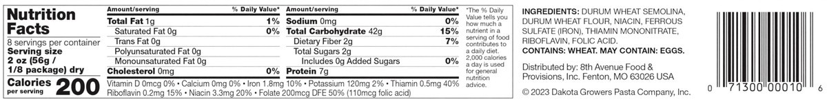 slide 8 of 9, Ronzoni Vermicelli, 1 lb