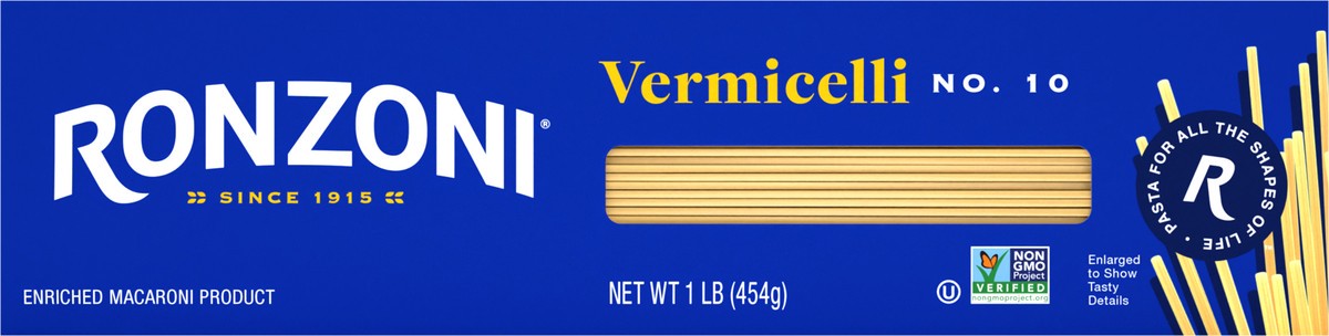 slide 5 of 9, Ronzoni Vermicelli, 1 lb