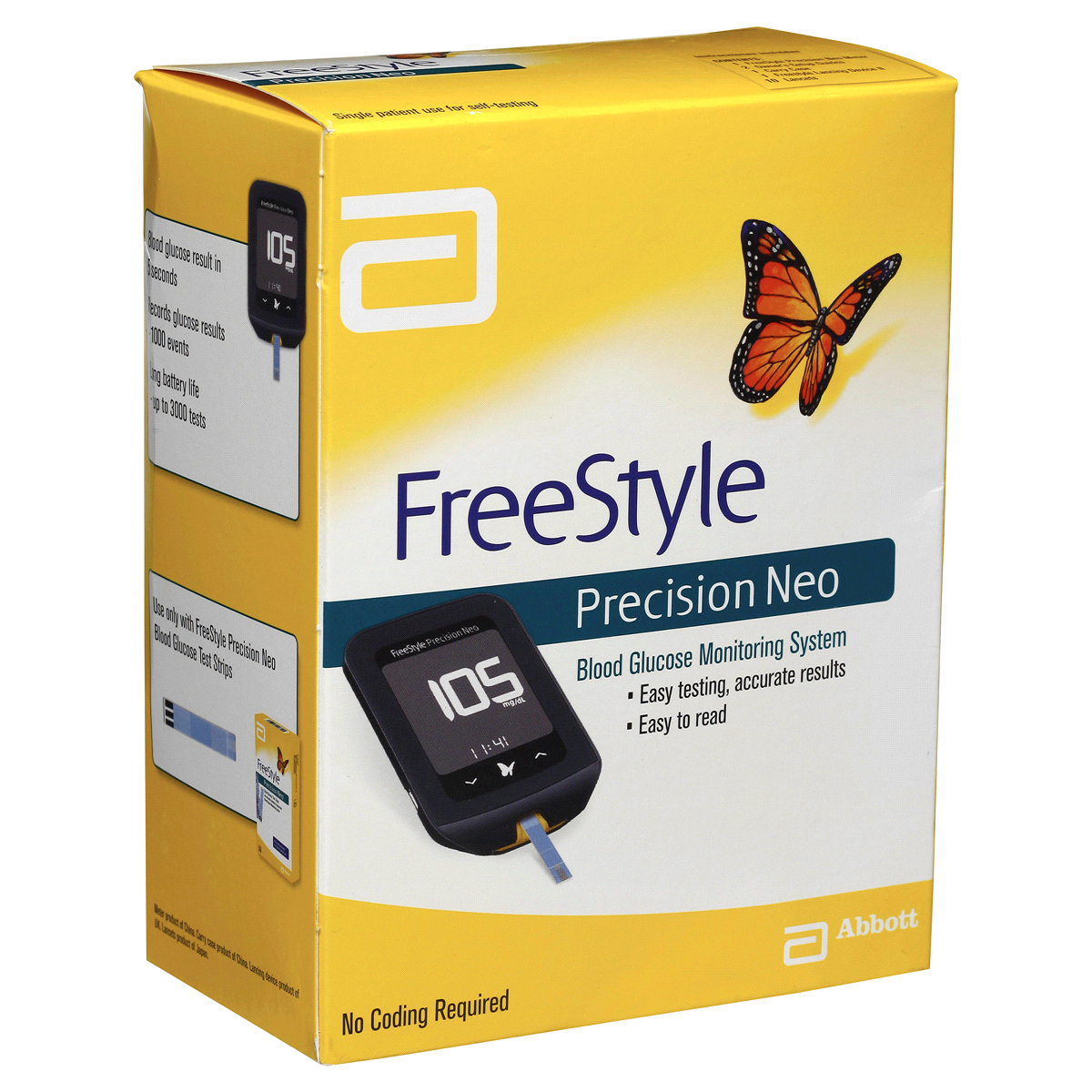 slide 7 of 8, FreeStyle Precision Neo Blood Glucose Meter Kit, 1 ct