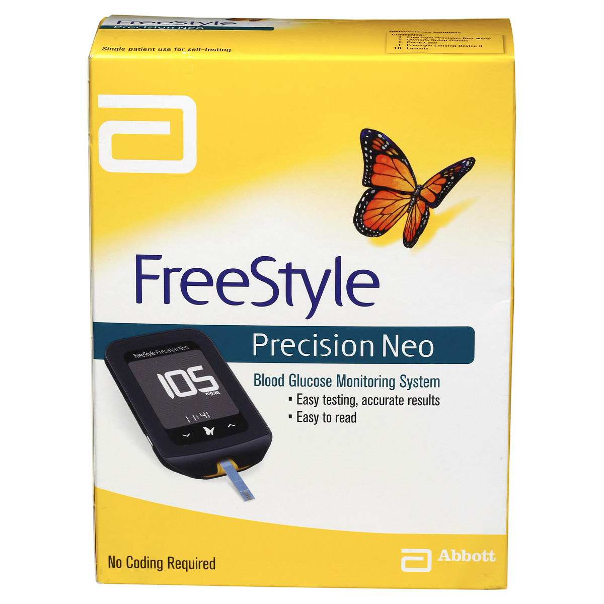 slide 1 of 8, FreeStyle Precision Neo Blood Glucose Meter Kit, 1 ct