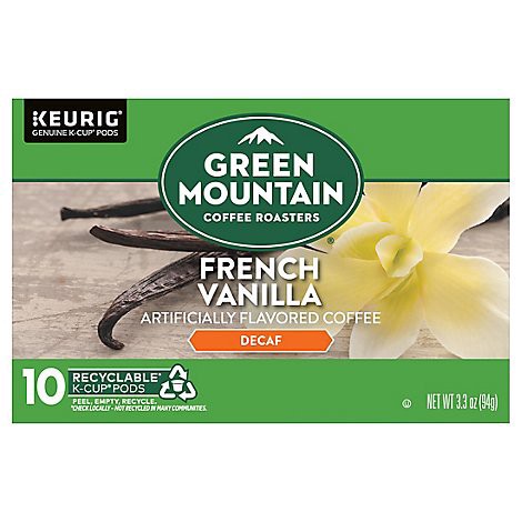 slide 1 of 1, Green Mountain Coffee Roasters French Vanilla Decaf, 10ct - 10 CT, 10 ct
