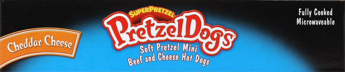 slide 2 of 4, SuperPretzel Pretzel Dogs-Cheddar Cheese, 9.6 oz