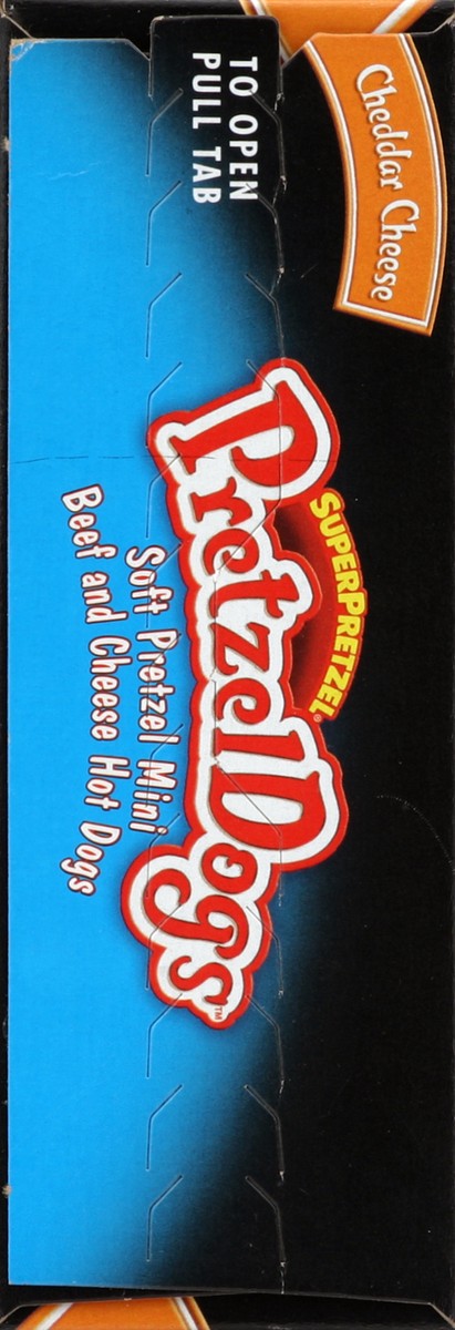 slide 3 of 4, SuperPretzel Pretzel Dogs-Cheddar Cheese, 9.6 oz