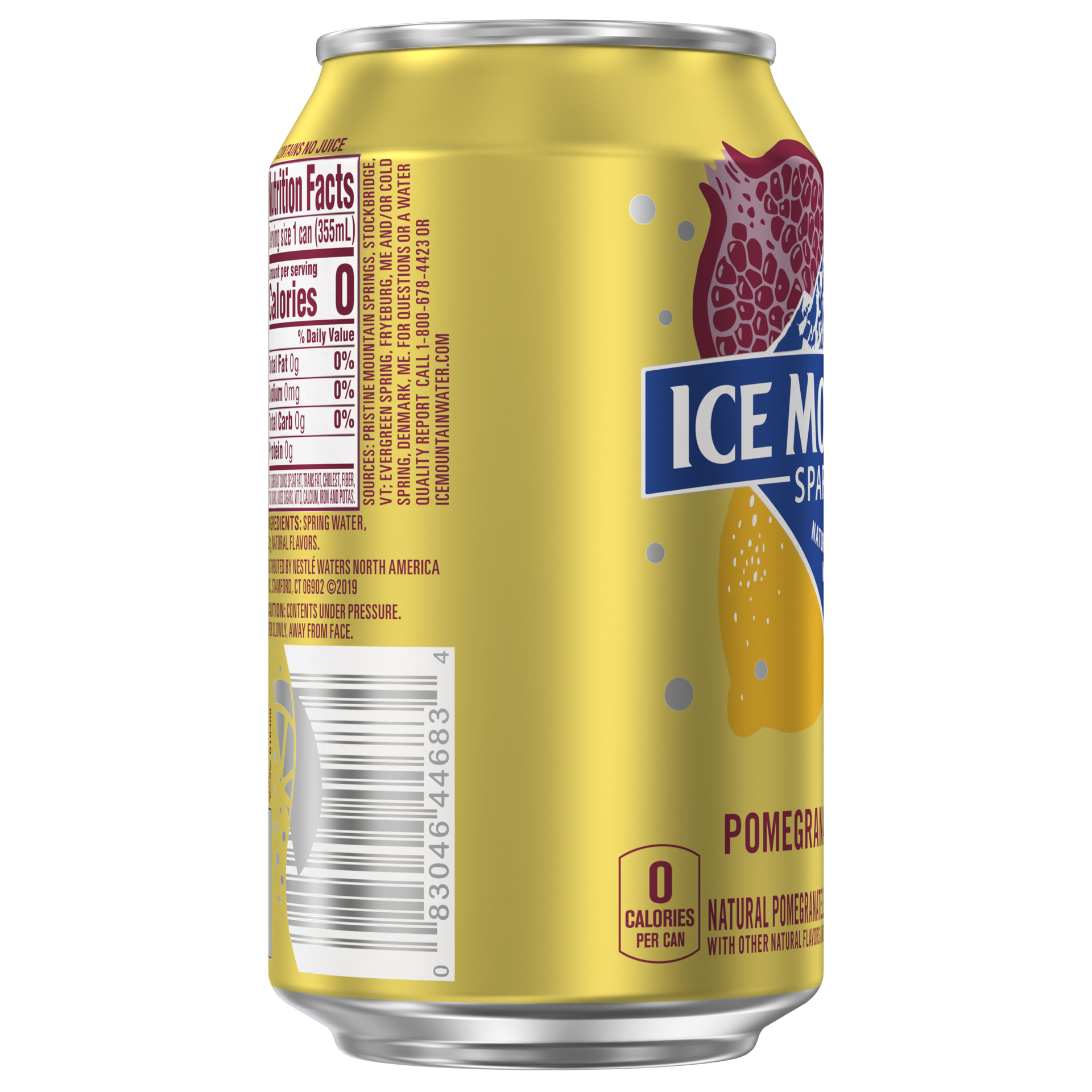 slide 2 of 4, Ice Mountain Sparkling Water, Pomegranate Lemonade, 12 oz. Can, 12 oz