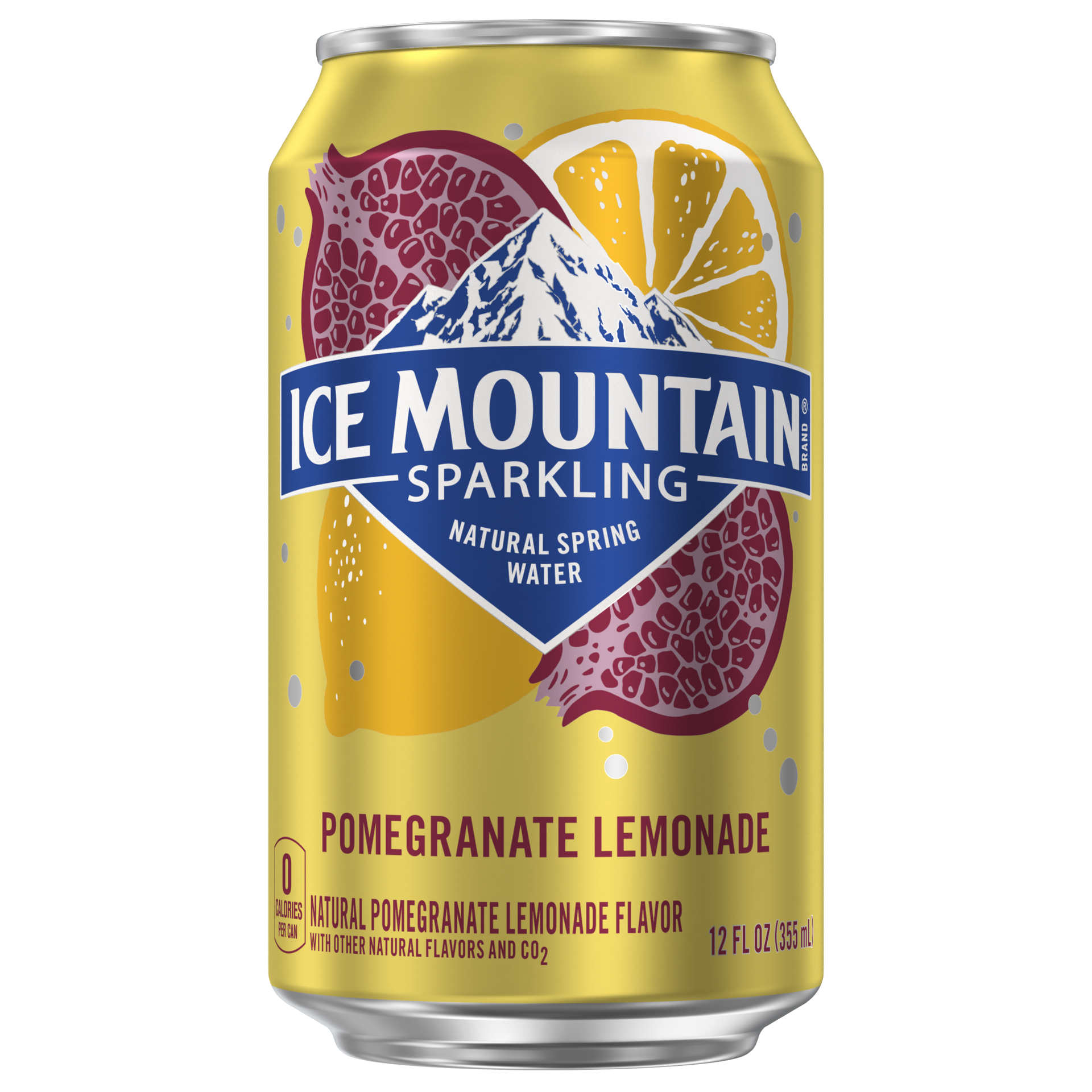 slide 1 of 4, Ice Mountain Sparkling Water, Pomegranate Lemonade, 12 oz. Can, 12 oz
