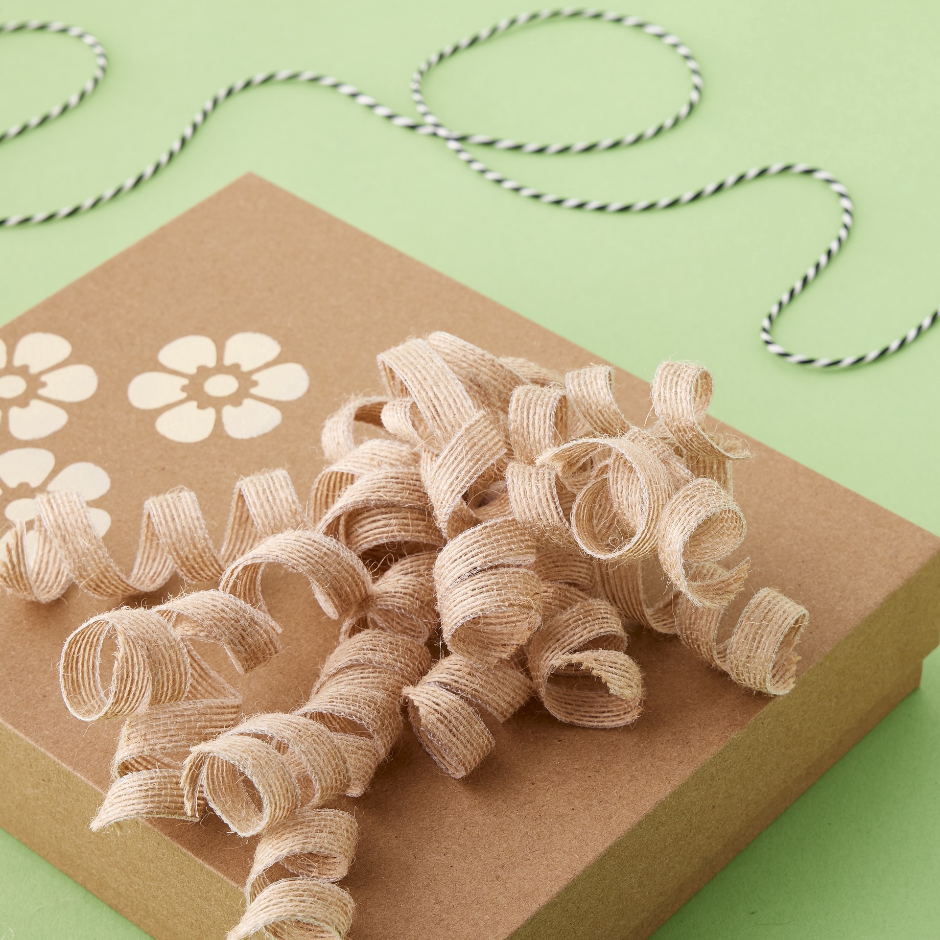 slide 2 of 3, 21" Burlap Twisty Bows By Celebrate It, 0.38 in x 21 in