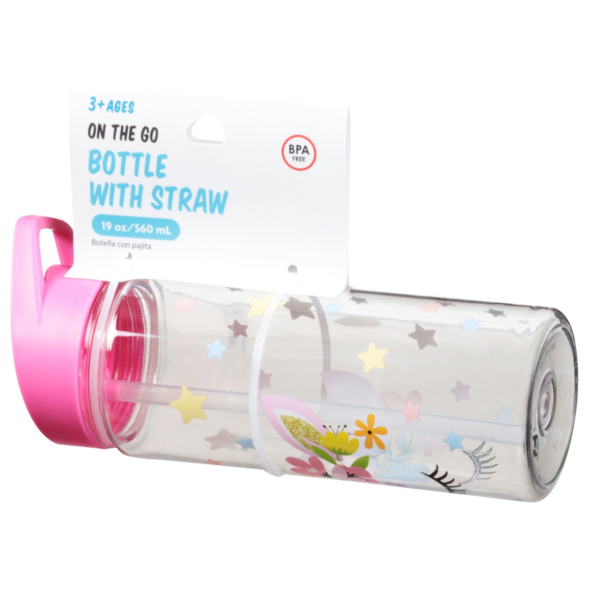 slide 2 of 11, Jacent 19 Ounce On The Go Bottle with Straw 1 ea, 1 ct