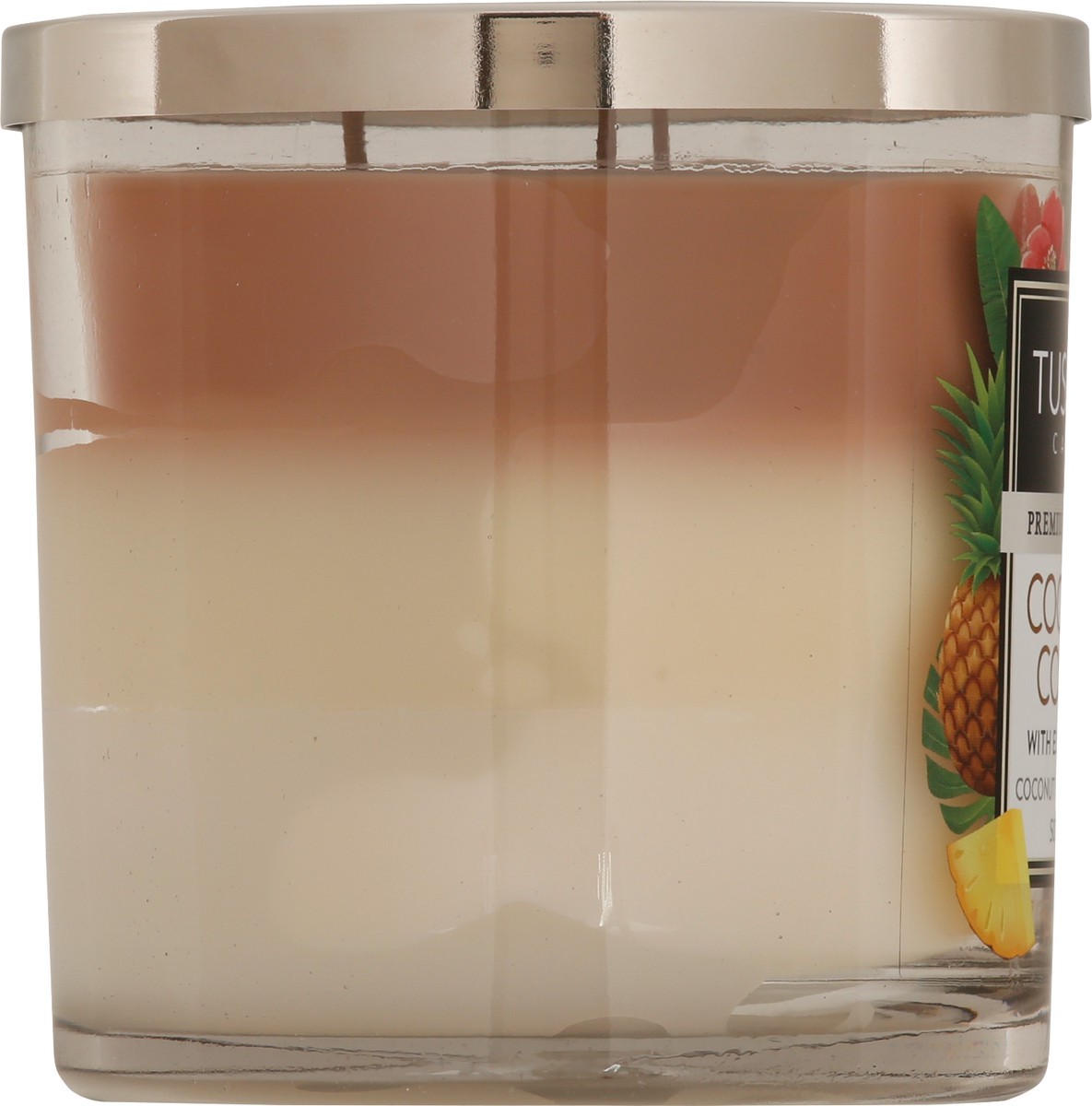 slide 10 of 11, Tuscany Jar Candle Coconut Colada, 14 oz