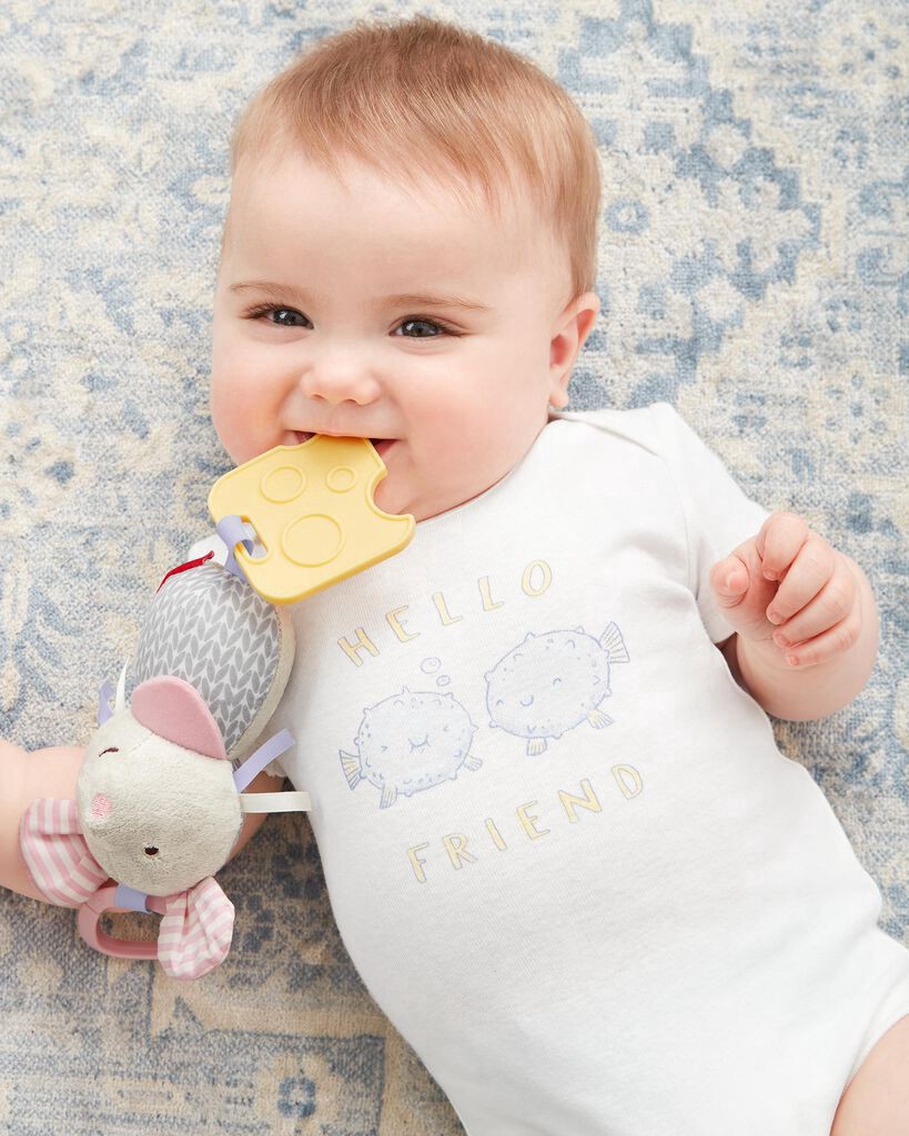 slide 3 of 6, Skiphop Bandana Buddies Chime & Teethe Baby Toy - Koala Koala NS, 1 ct