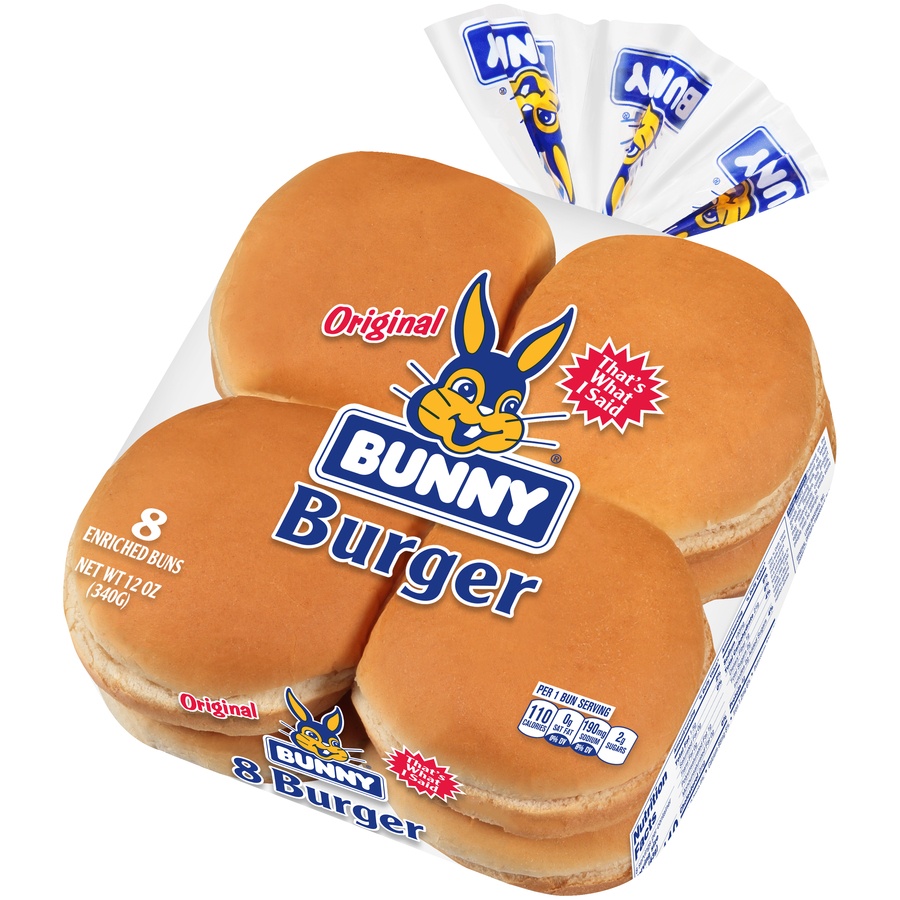 Bunny Original Hamburger Buns 8 ct; 12 oz Shipt