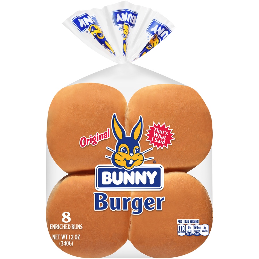 Bunny Original Hamburger Buns 8 ct; 12 oz Shipt