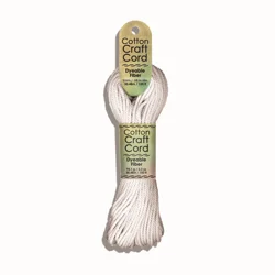 Pepperell Cora's Cotton Cord, 2MM, 100FT, White