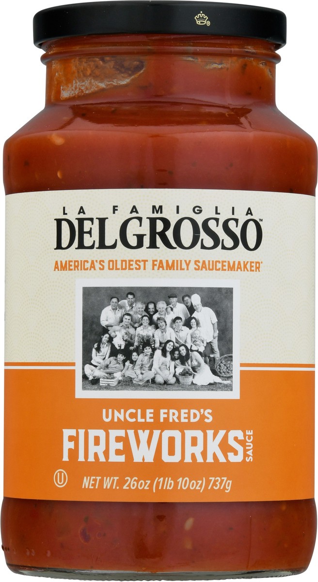slide 14 of 14, La Famiglia DelGrosso Del Grosso Uncle Fred's Fireworks Pasta Sauce, 16 oz