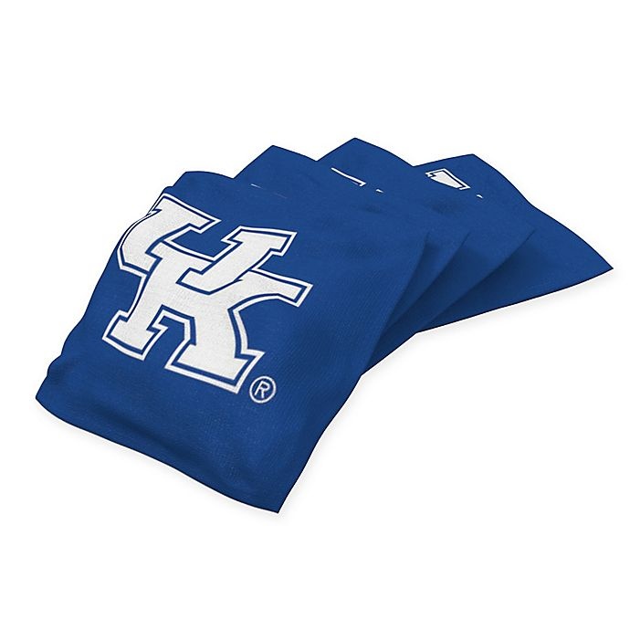 slide 1 of 1, NCAA University of Kentucky Regulation Cornhole Bean Bags - Blue, 4 ct