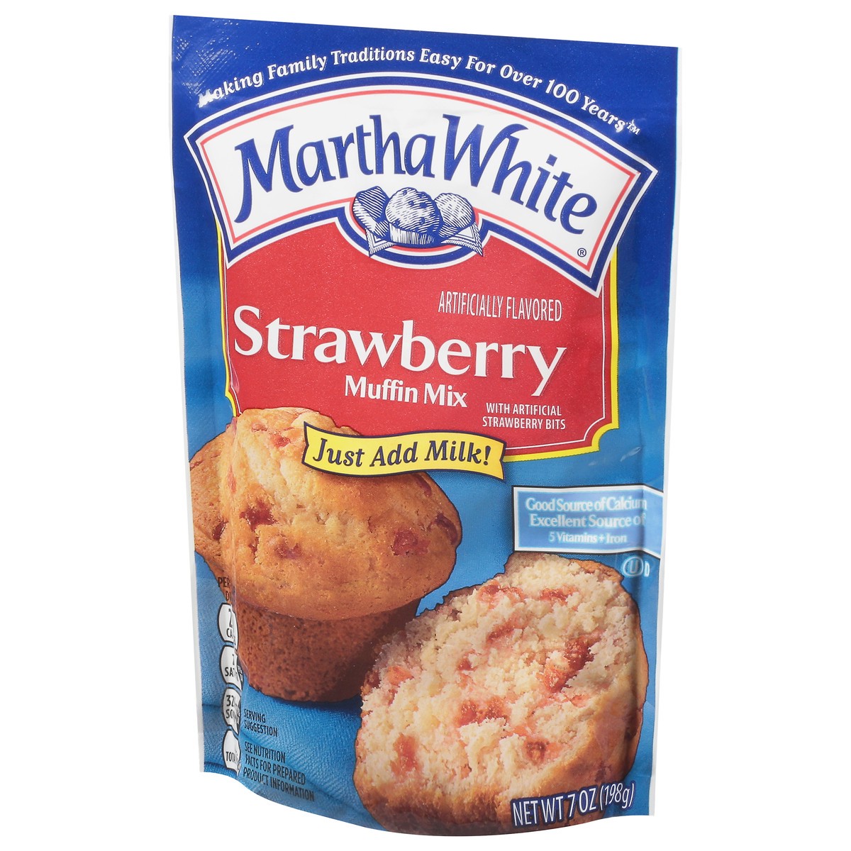 slide 9 of 13, Martha White Strawberry Muffin Mix 7 oz, 7 oz