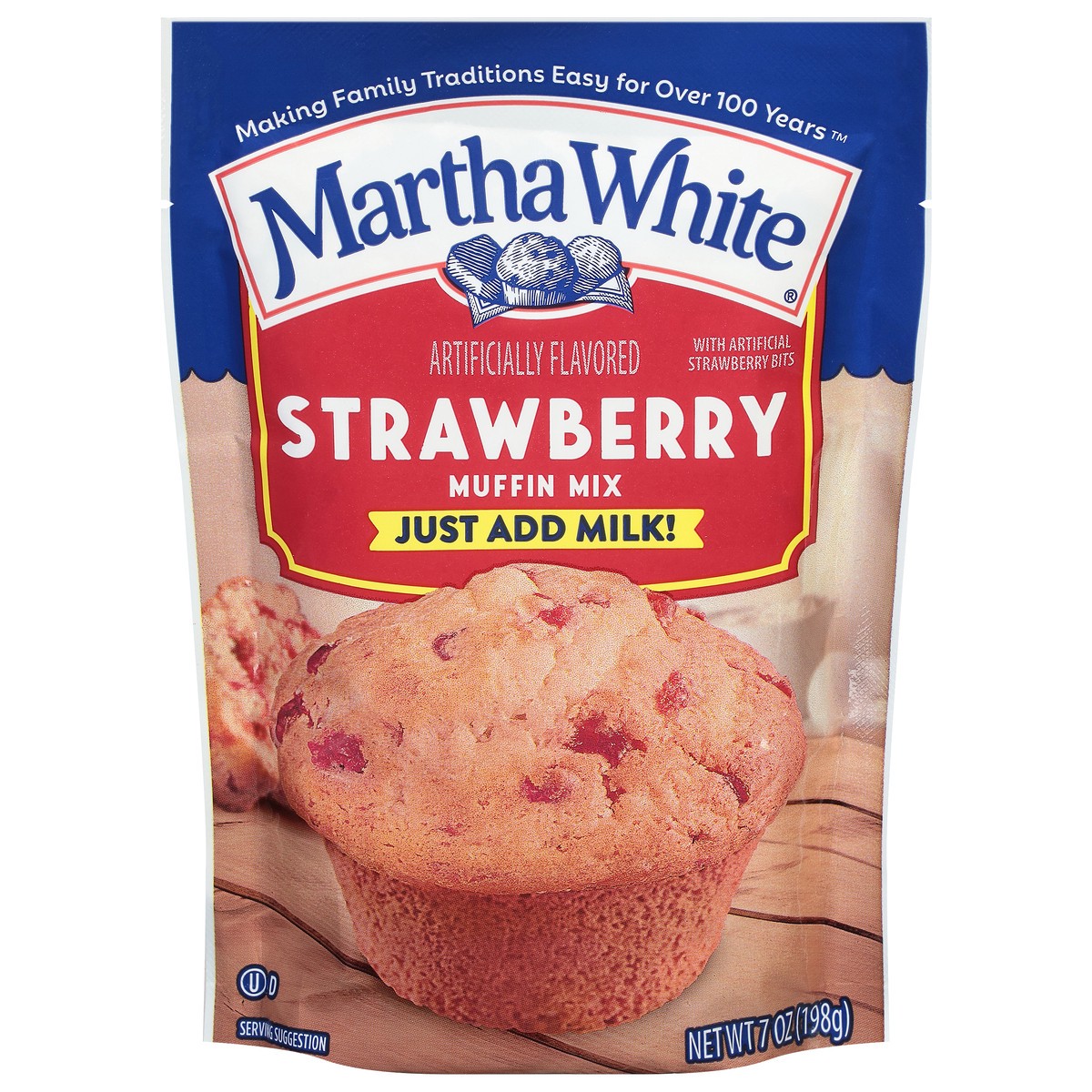 slide 1 of 13, Martha White Strawberry Muffin Mix 7 oz, 7 oz