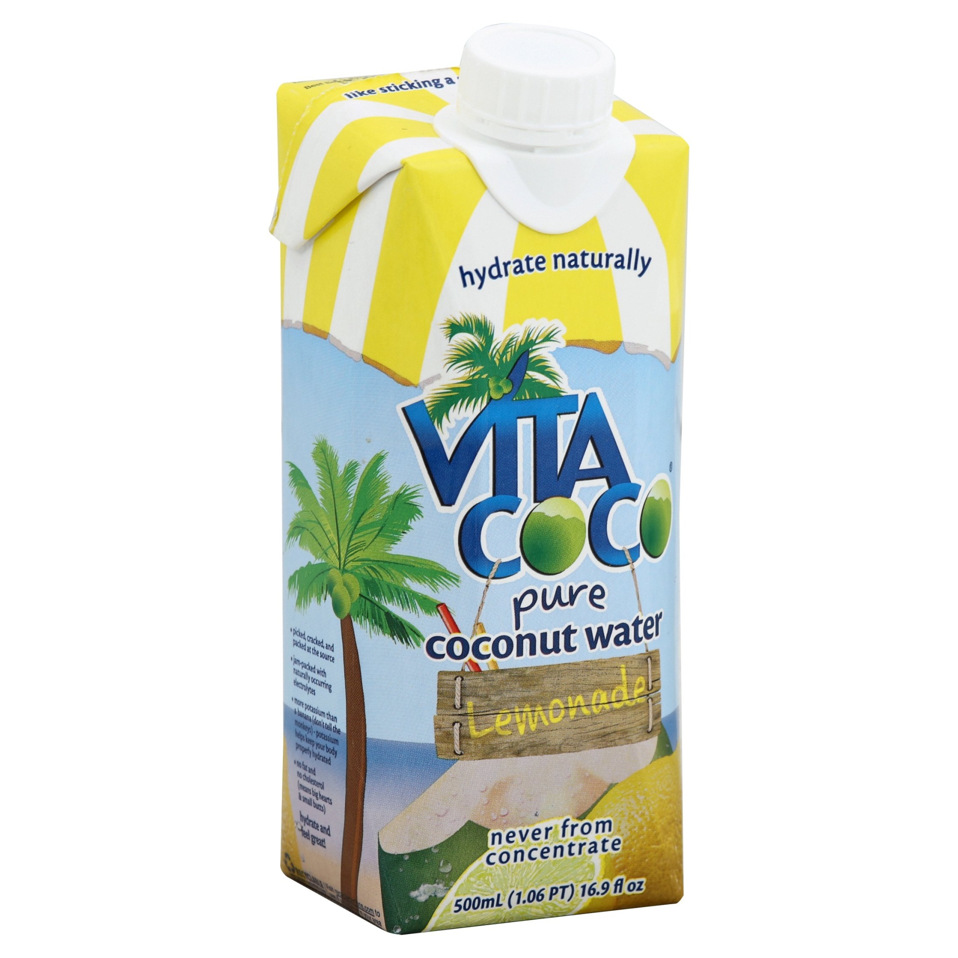 slide 1 of 3, Vita Coco Lemonade Pure Coconut Water, 16.9 oz