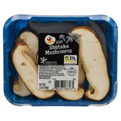 Giant Shiitake Mushrooms Sliced