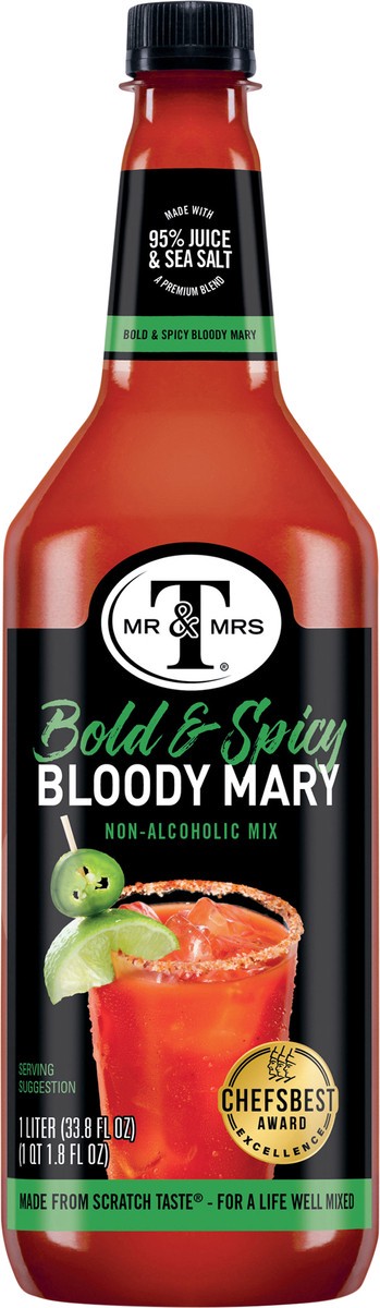 slide 9 of 12, Distributed Consumables Mr. & Mrs. T's Bold & Spicy, 1L, 1 ct