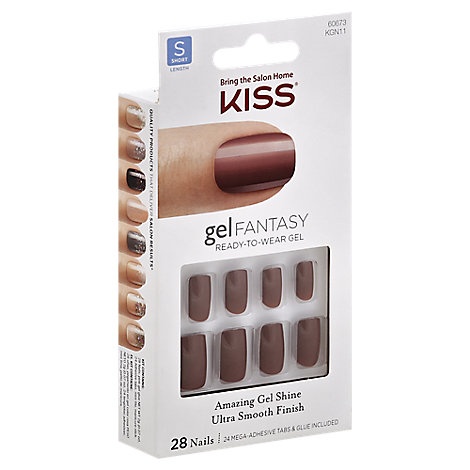 slide 1 of 1, Kiss Gel Fantasy Nail Tight Fit - Each, 1 ct