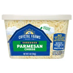 Crystal Farms Parmesan Shredded Cheese