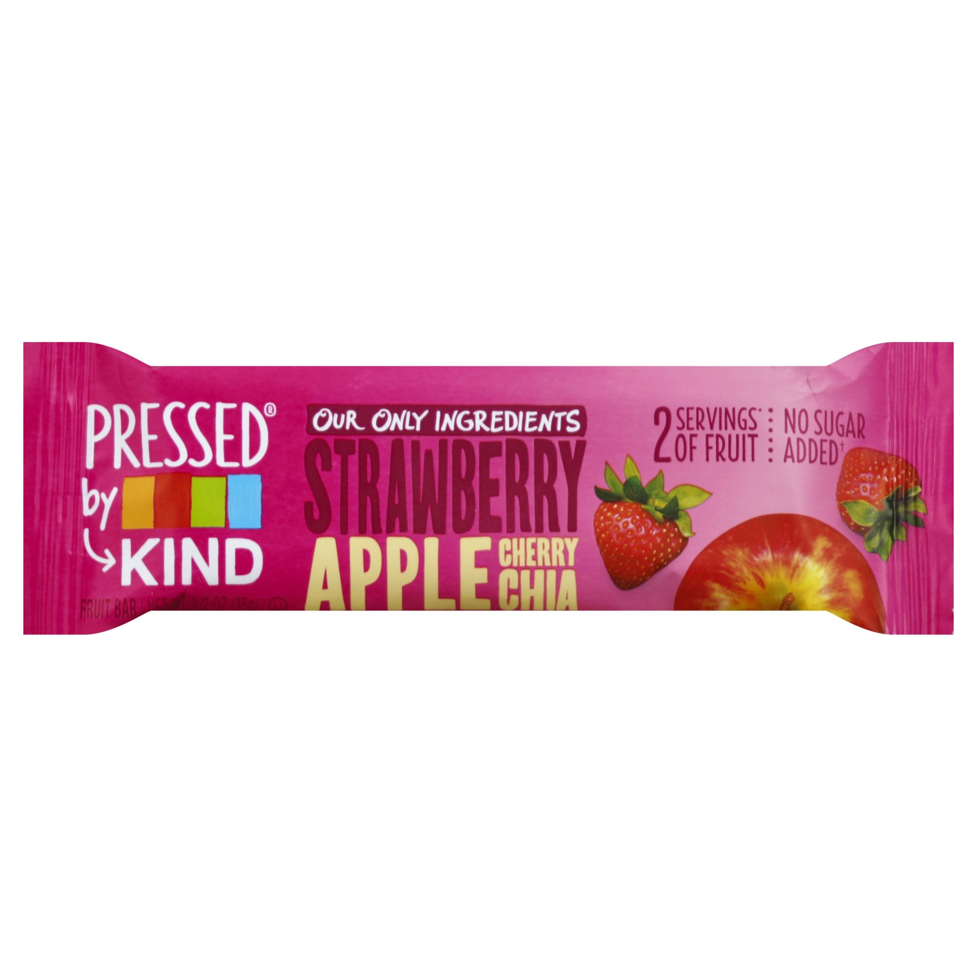 slide 1 of 1, Kind Strawberry Apple Chia Pressed Bar, 1.2 oz